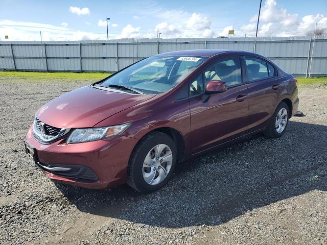 Image 1 of 2013 HONDA CIVIC LX 2013 with VIN 19XFB2F51DE246376