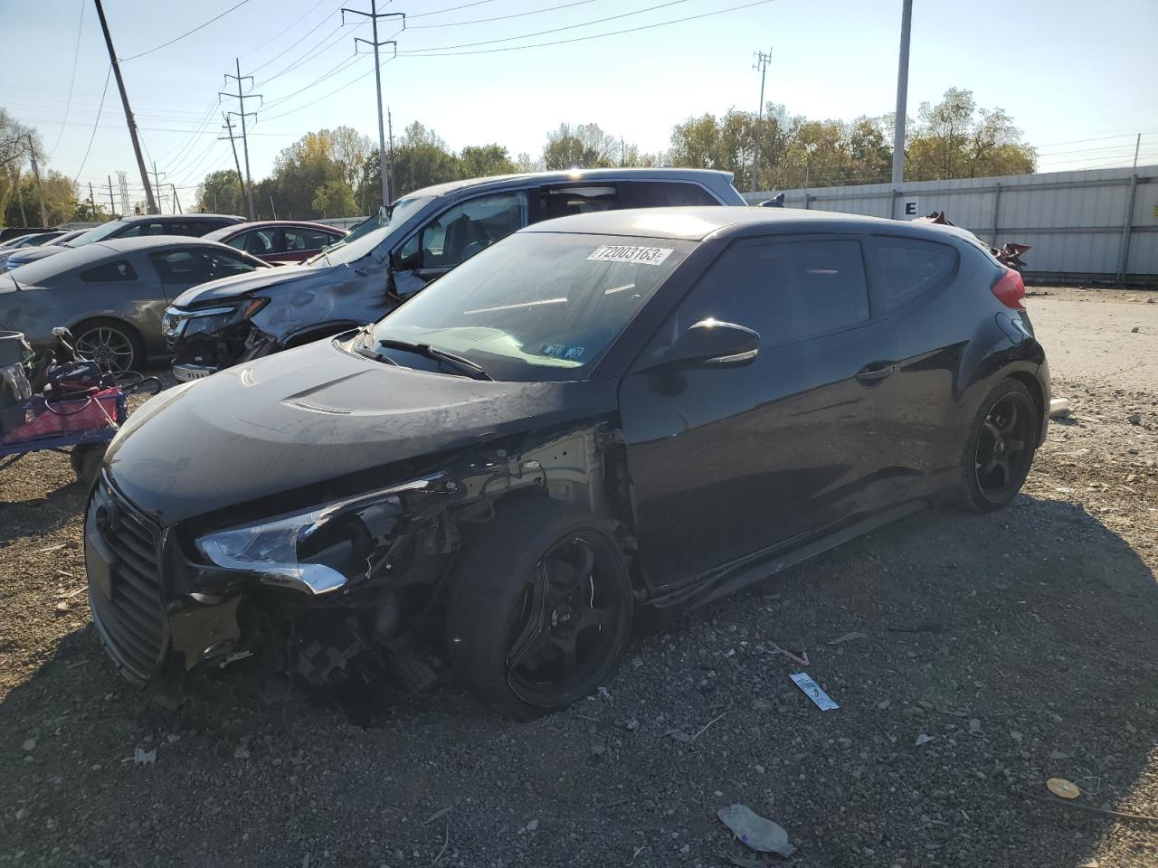 Obraz 1 z 2013 HYUNDAI VELOSTER TURBO 2013 z VIN KMHTC6AE0DU129982