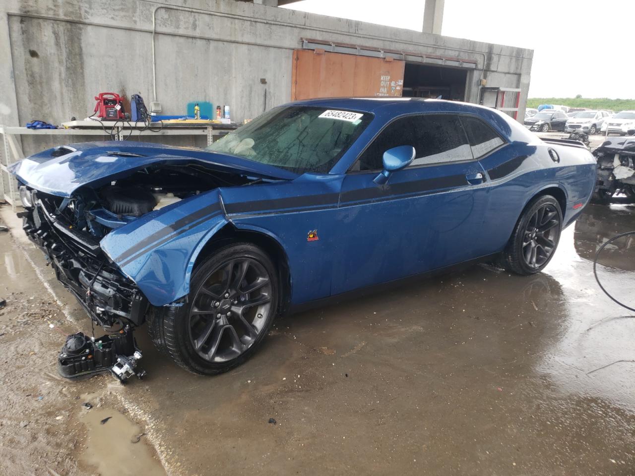 Image 1 of 2021 DODGE CHALLENGER R/T SCAT PACK 2021 with VIN 2C3CDZFJ6MH631654