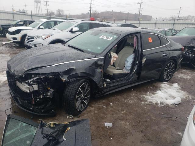 Image 1 of 2022 HYUNDAI SONATA LIMITED 2022 with VIN KMHL34J21NA183143