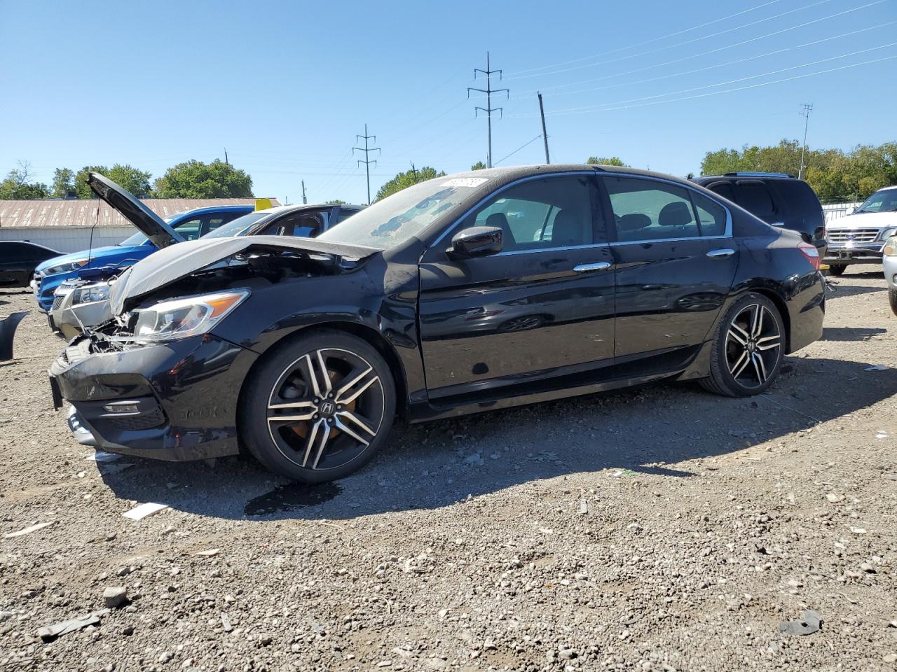 Image 1 of 2017 HONDA ACCORD SPORT 2017 with VIN 1HGCR2F52HA133870
