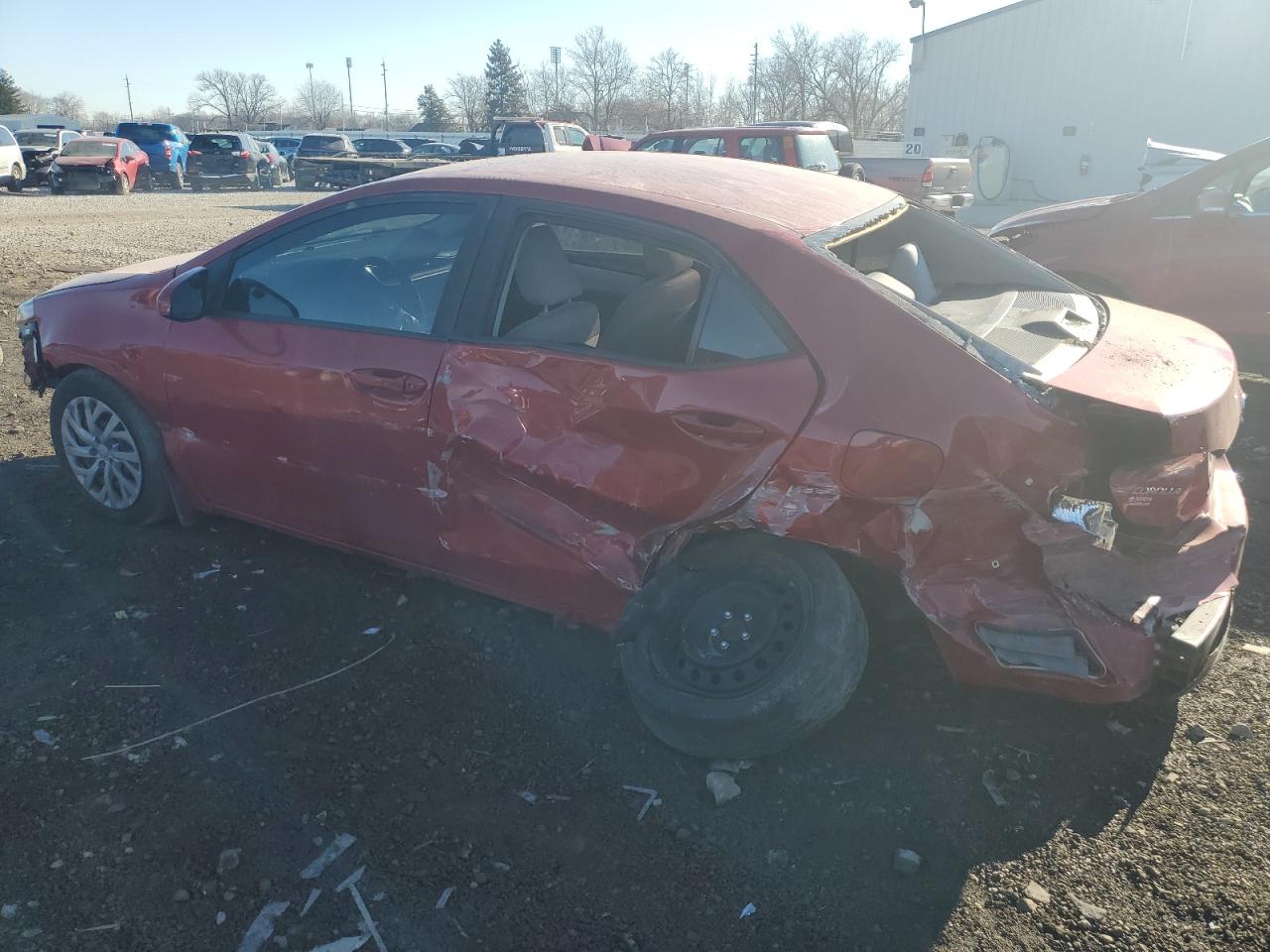 Image 2 of 2019 TOYOTA COROLLA L 2019 with VIN 2T1BURHE1KC166909