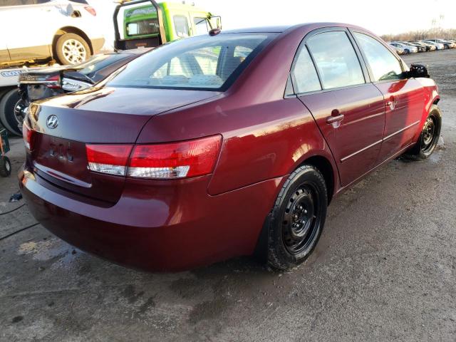 Image 3 of 2008 HYUNDAI SONATA GLS 2008 with VIN 5NPET46CX8H356783