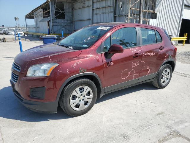 Изображение 1 2016 CHEVROLET TRAX LS 2016 с VIN 3GNCJKSB9GL223937