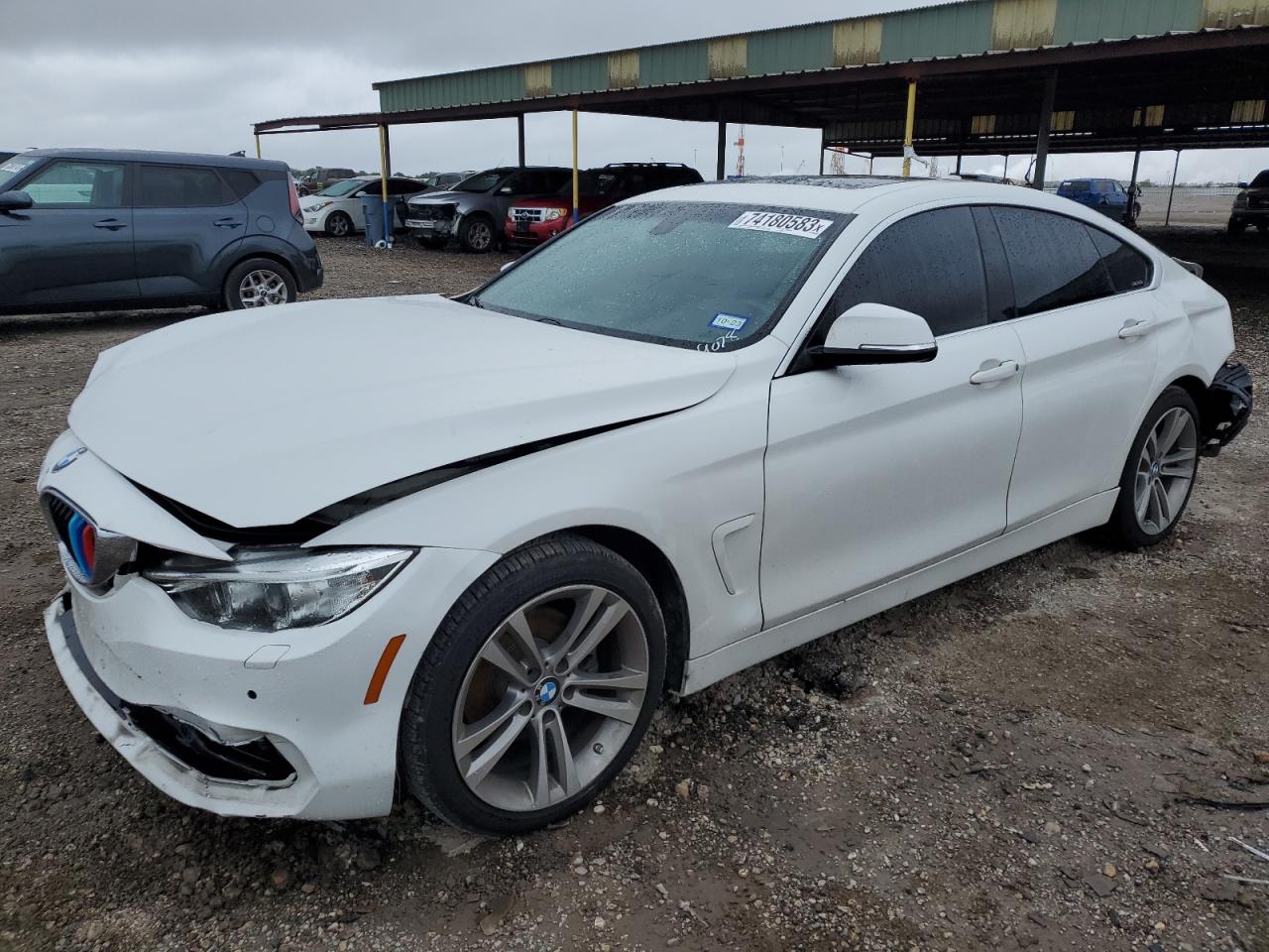 Image 1 of 2017 BMW 430I GRAN COUPE 2017 with VIN WBA4F7C33HG789078