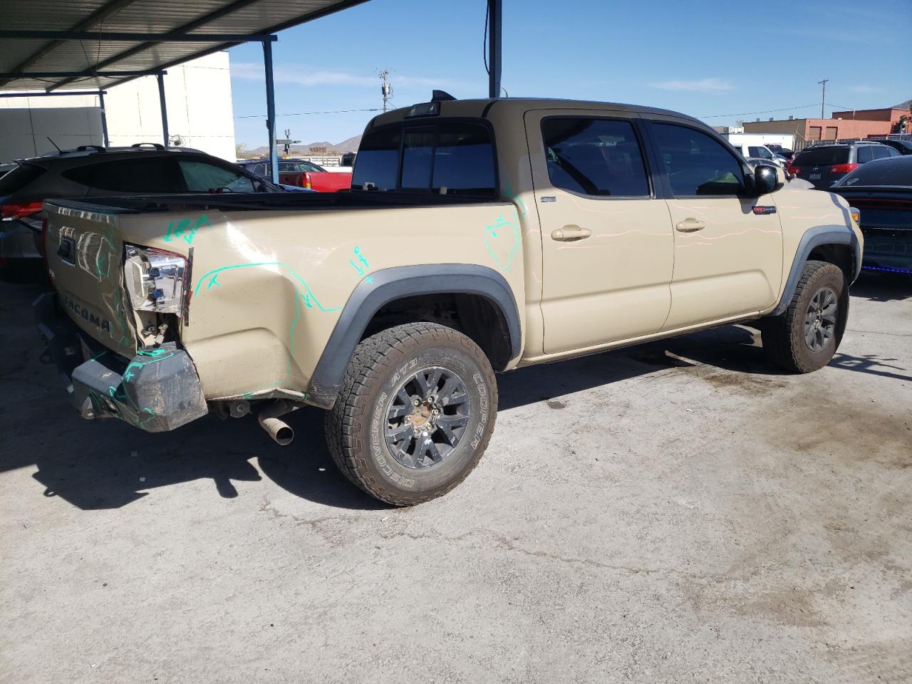 Image 3 of 2017 TOYOTA TACOMA DOUBLE CAB 2017 with VIN 3TMCZ5AN9HM093961