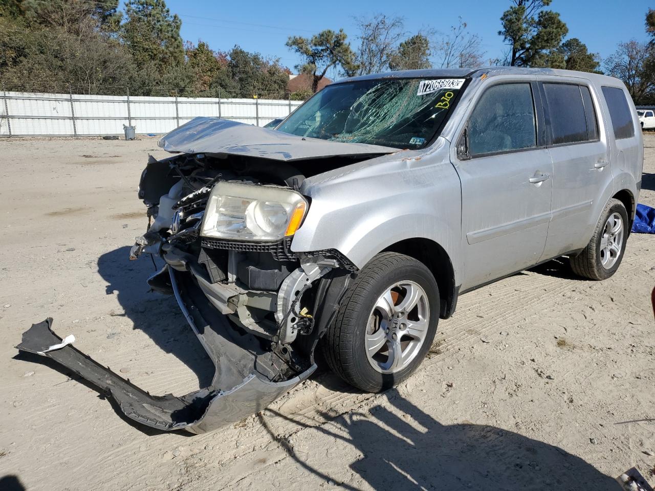 Image 1 of 2013 HONDA PILOT EXL 2013 with VIN 5FNYF3H50DB009582