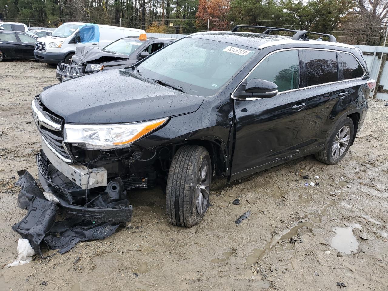 Obraz 1 z 2015 TOYOTA HIGHLANDER XLE 2015 z VIN 5TDJKRFH3FS074468
