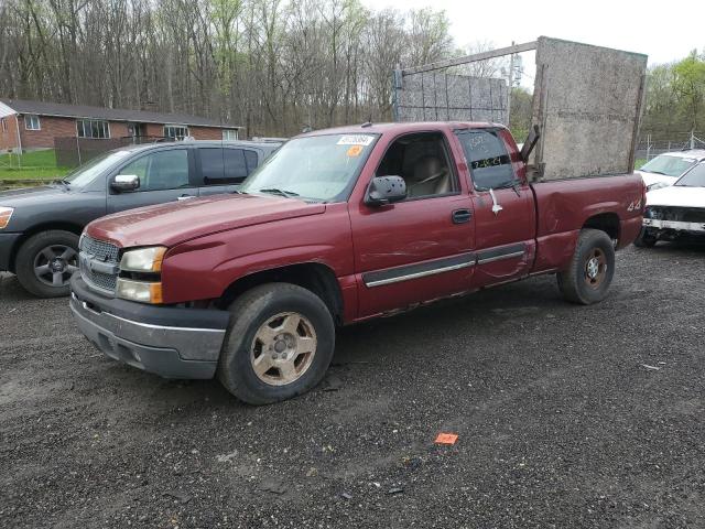 Image 1 of 2004 CHEVROLET SILVERADO K1500 2004 with VIN 1GCEK19T14E343945