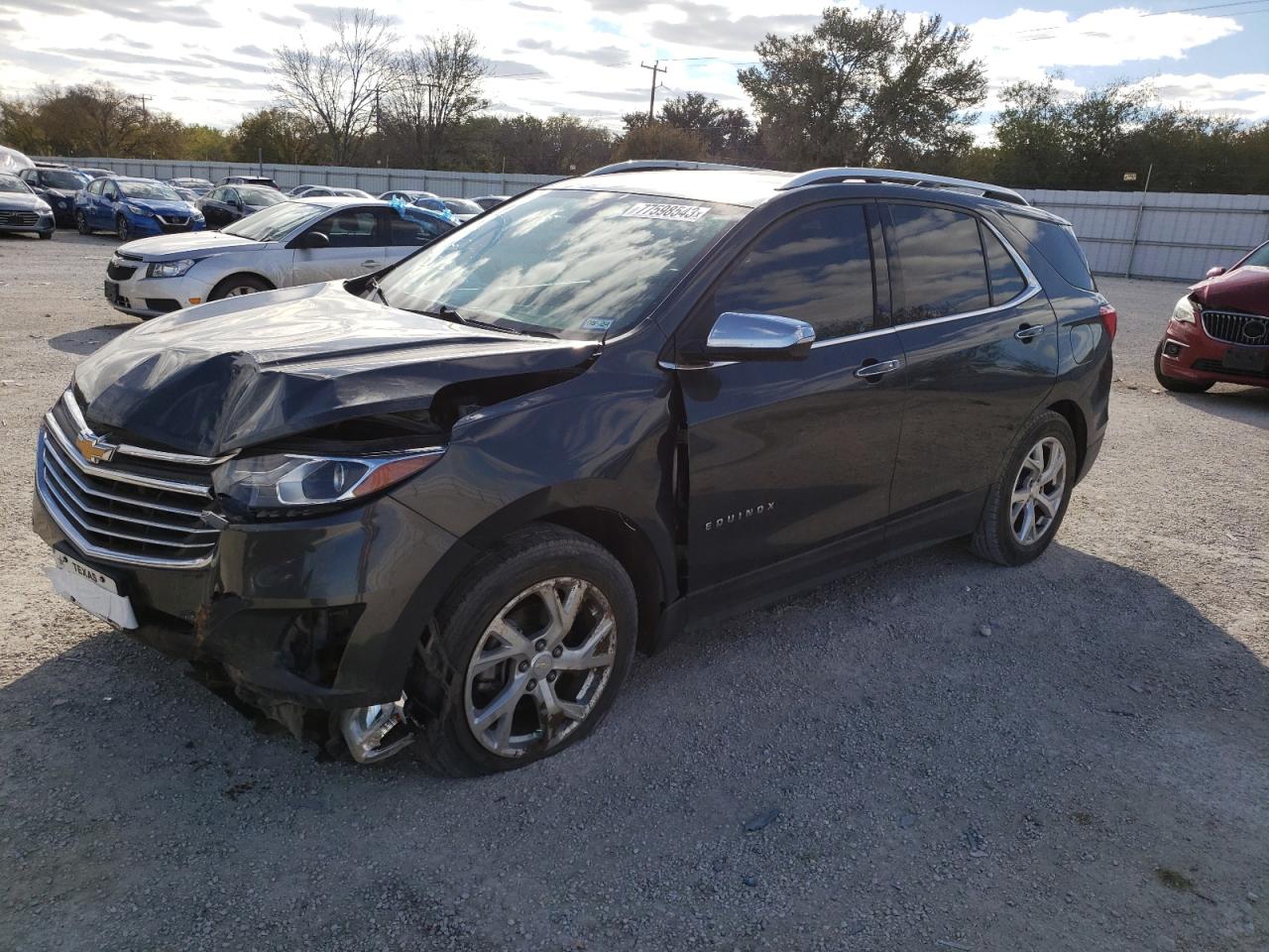 Image 1 of 2018 CHEVROLET EQUINOX PREMIER 2018 with VIN 3GNAXMEV7JS647590