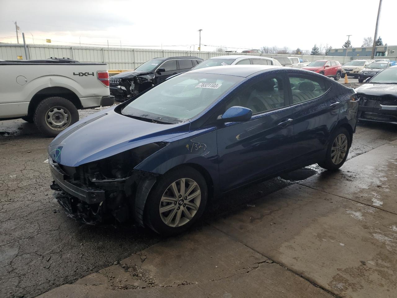 Изображение 1 2016 HYUNDAI ELANTRA SE 2016 с VIN 5NPDH4AE5GH716403