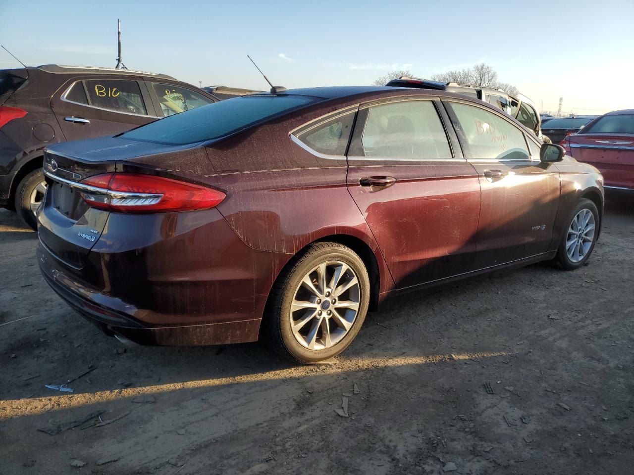 Image 3 of 2017 FORD FUSION SE HYBRID 2017 with VIN 3FA6P0LU5HR250694