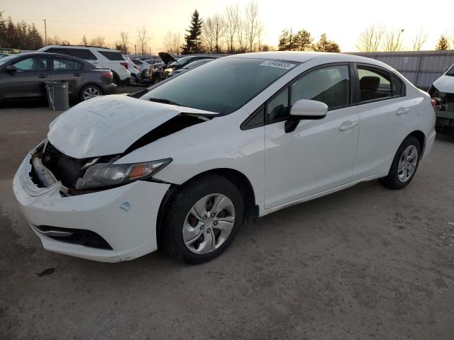 Image 1 of 2014 HONDA CIVIC LX 2014 with VIN 2HGFB2F4XEH034624