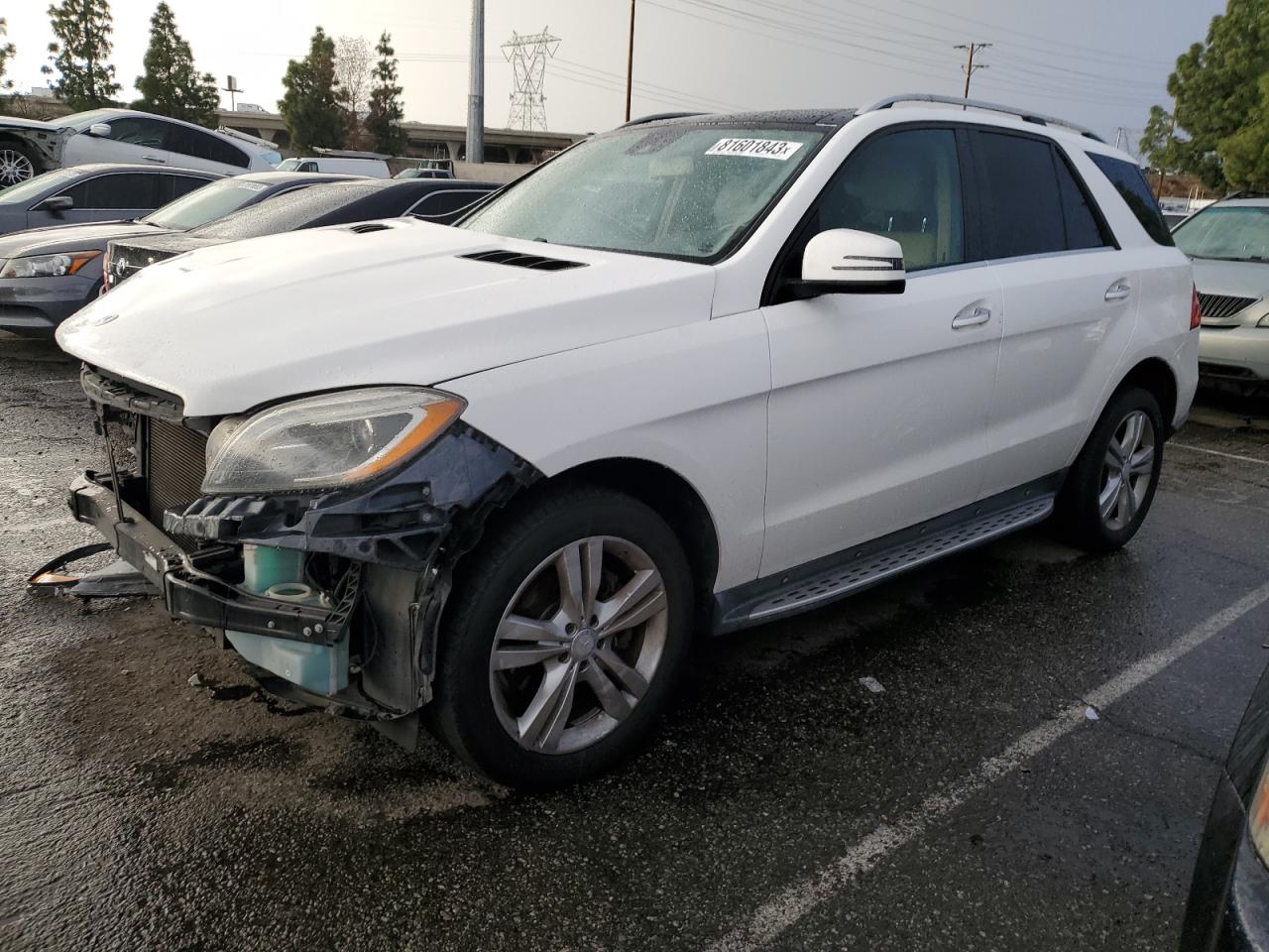 Obraz 1 z 2014 MERCEDES-BENZ ML 350 2014 z VIN 4JGDA5JB4EA281681