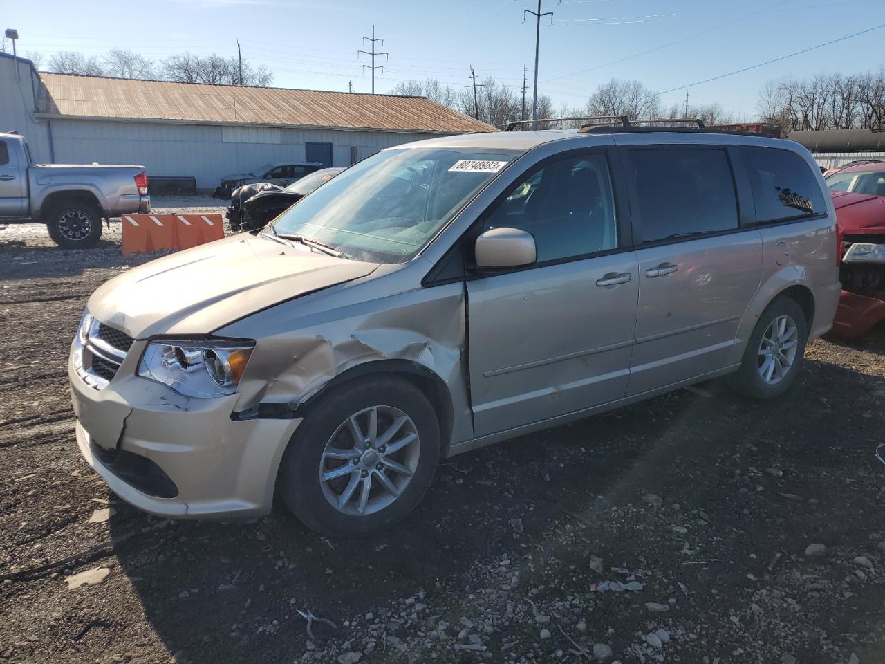 Image 1 of 2016 DODGE GRAND CARAVAN SXT 2016 with VIN 2C4RDGCG3GR310088