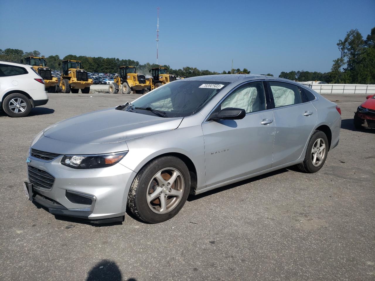 Image 1 of 2017 CHEVROLET MALIBU LS 2017 with VIN 1G1ZB5ST9HF110438