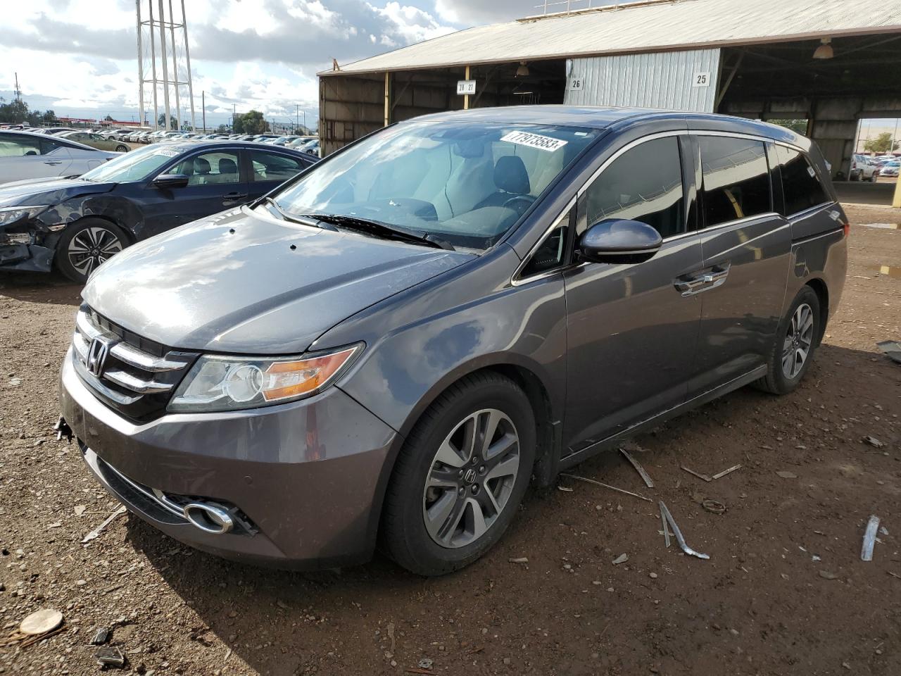 Image 1 of 2014 HONDA ODYSSEY TOURING 2014 with VIN 5FNRL5H91EB029319