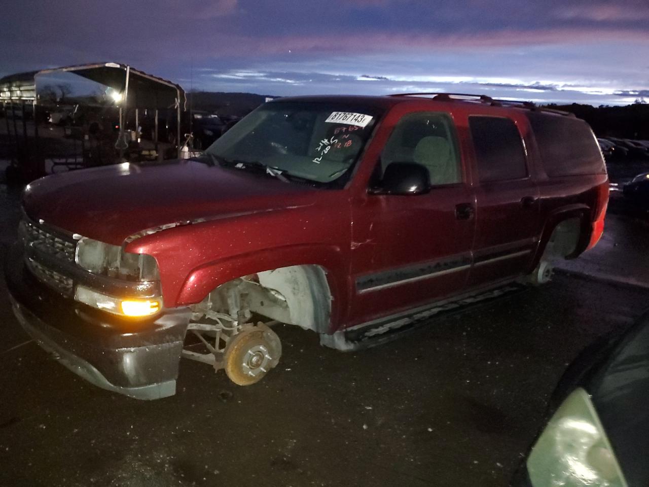 Image 1 of 2003 CHEVROLET SUBURBAN K1500 2003 with VIN 1GNFK16T73J171586