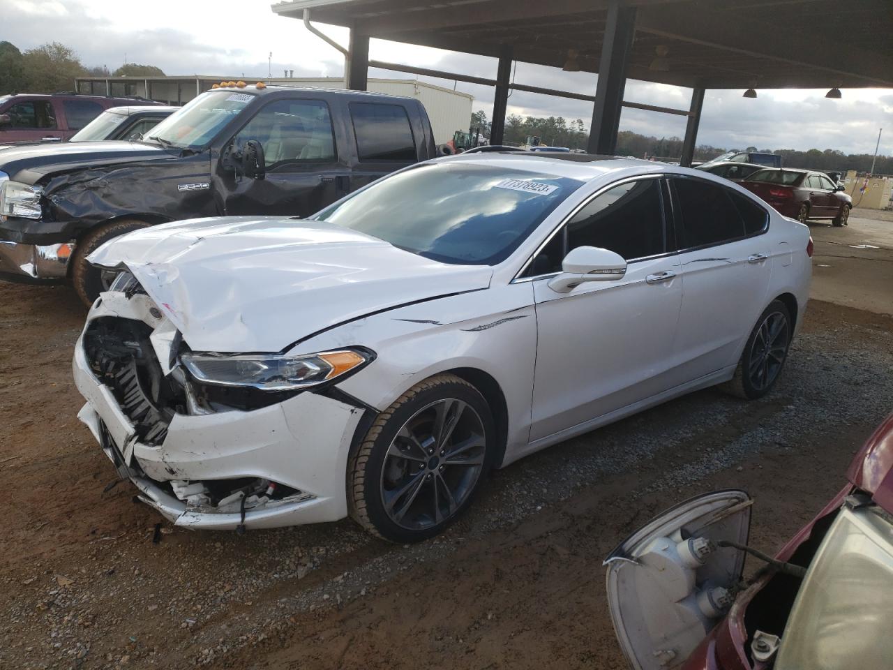 Изображение 1 2017 FORD FUSION TITANIUM 2017 с VIN 3FA6P0K92HR244137