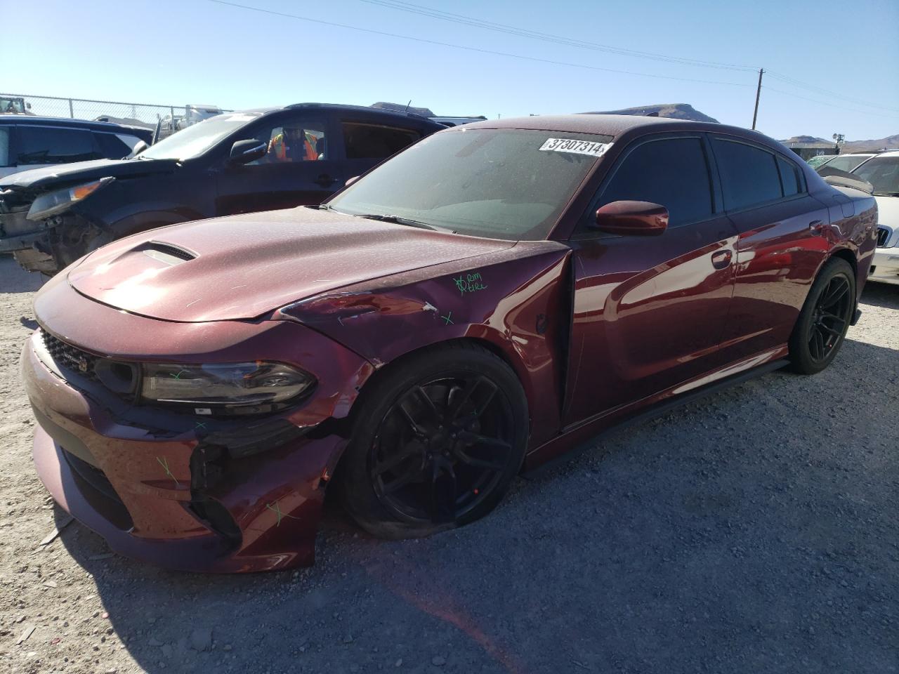 Obraz 1 z 2020 DODGE CHARGER SCAT PACK 2020 z VIN 2C3CDXGJ3LH241158