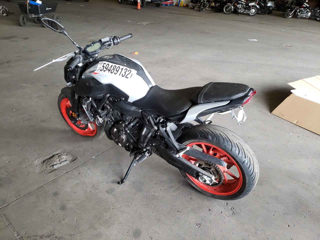 Image 3 of 2019 YAMAHA MT07 C 2019 with VIN JYARM27Y1KA001248