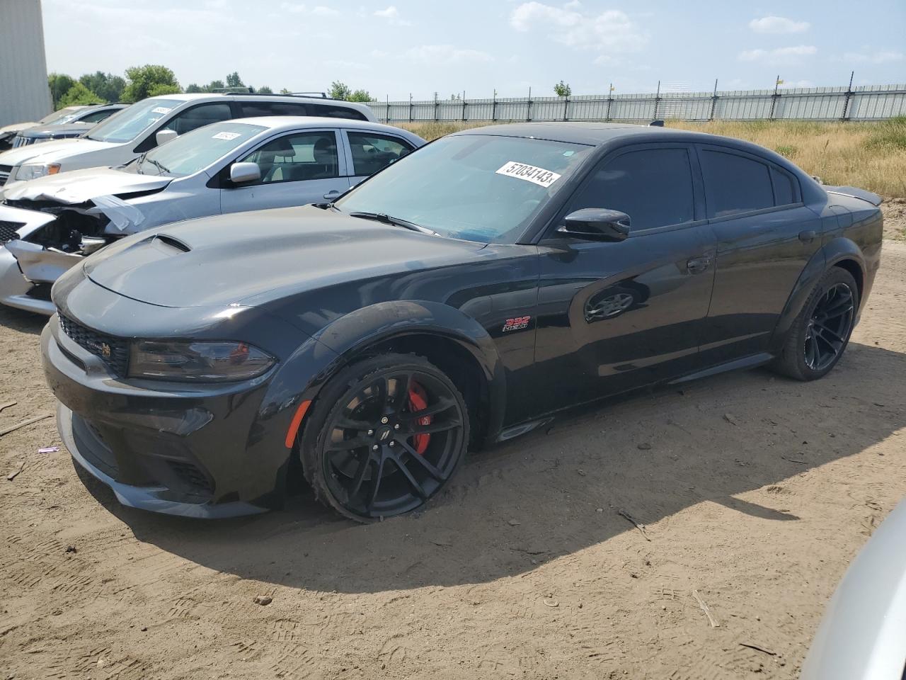 Image 1 of 2021 DODGE CHARGER SCAT PACK 2021 with VIN 2C3CDXGJ8MH643307