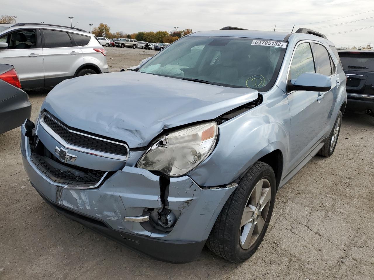 Image 2 of 2014 CHEVROLET EQUINOX LT 2014 with VIN 2GNALCEK4E6256803