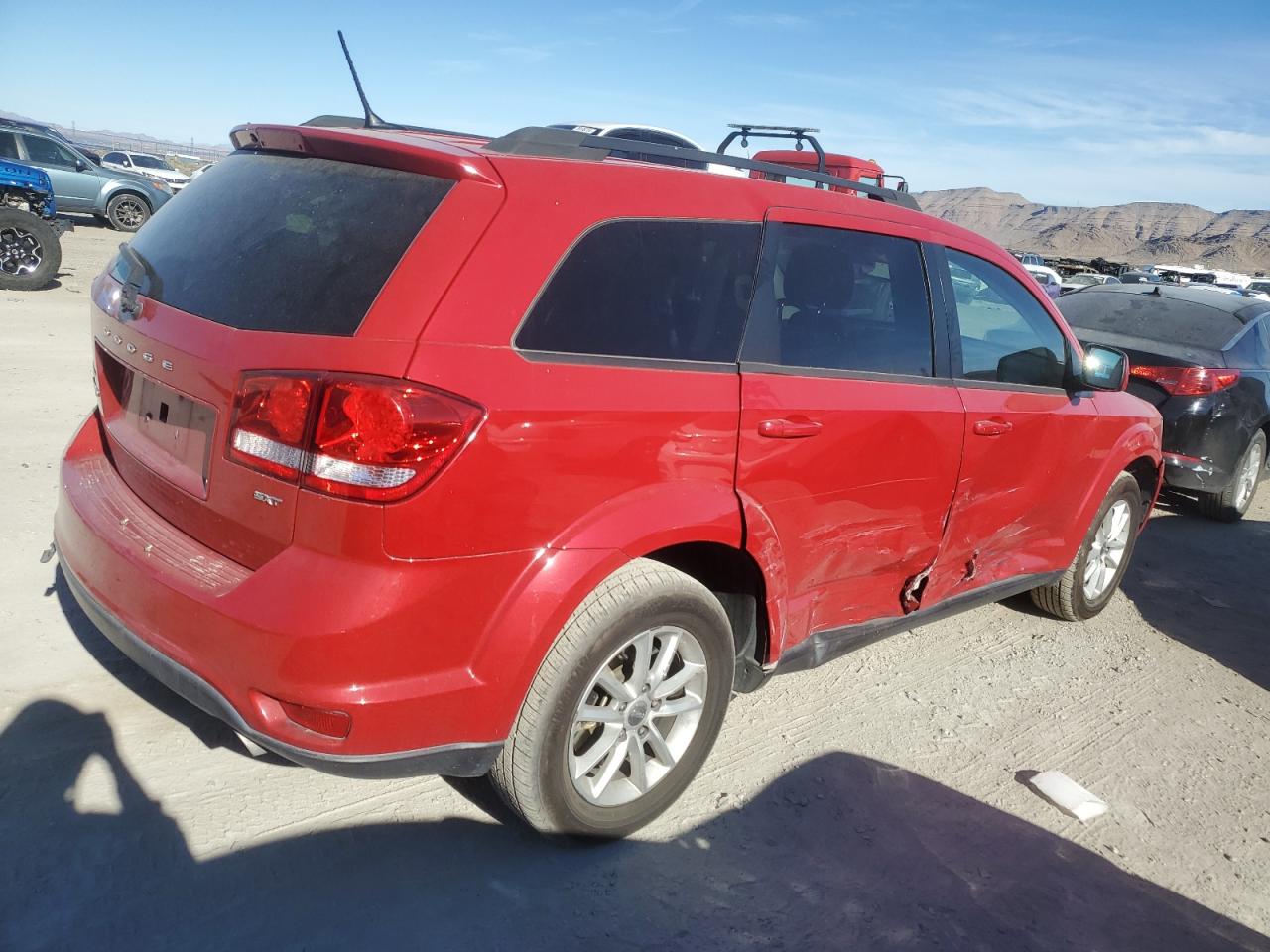 Image 3 of 2014 DODGE JOURNEY SXT 2014 with VIN 3C4PDDBG3ET268975
