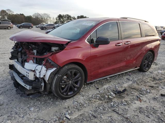 Image 1 of 2022 TOYOTA SIENNA XSE 2022 with VIN 5TDXRKEC1NS133485