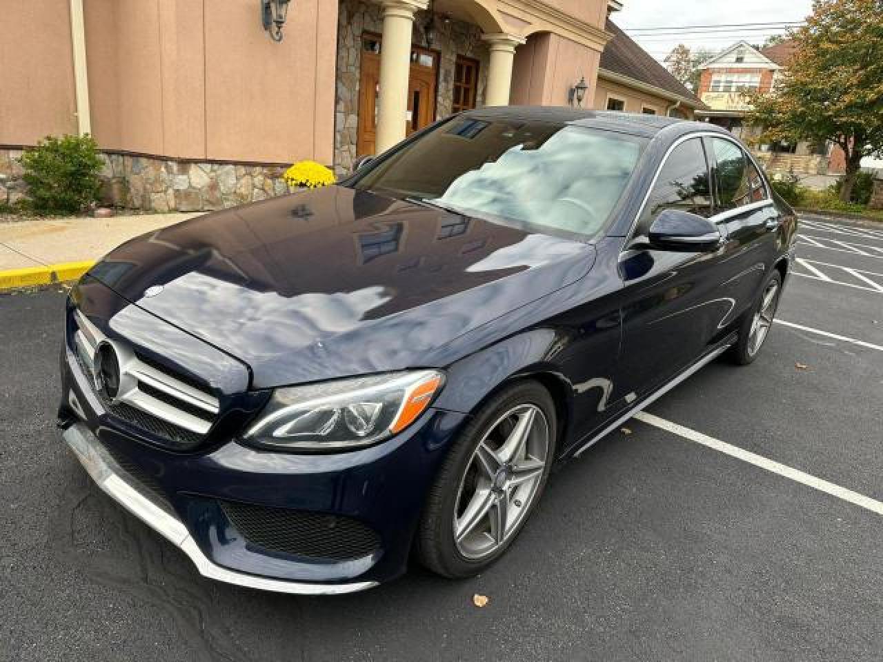 Image 1 of 2017 MERCEDES-BENZ C 300 4MATIC 2017 with VIN 55SWF4KB5HU200687