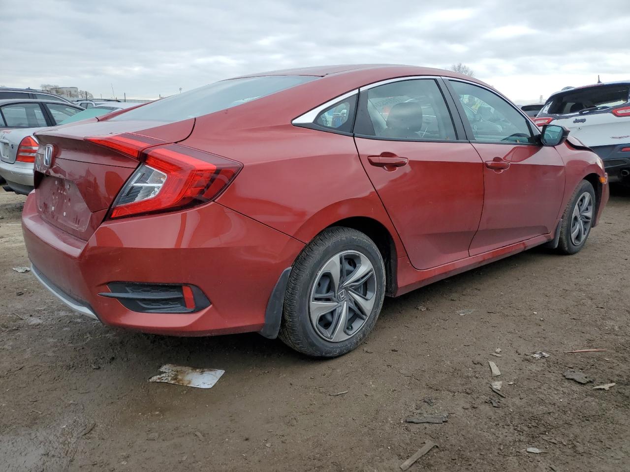 Image 3 of 2021 HONDA CIVIC LX 2021 with VIN 2HGFC2F61MH533048