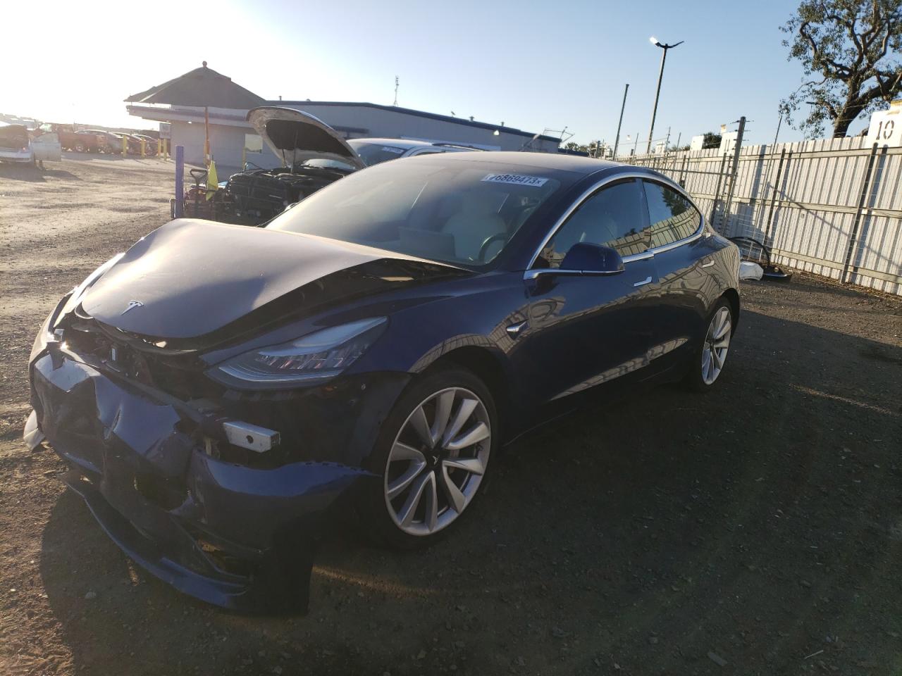 Image 1 of 2019 TESLA MODEL 3  2019 with VIN 5YJ3E1EB1KF365970
