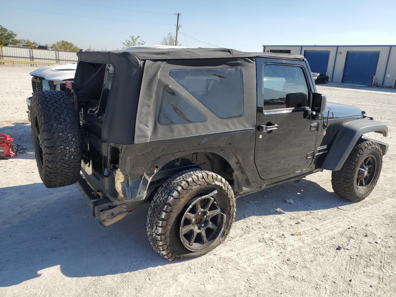 Image 3 of 2015 JEEP WRANGLER SPORT 2015 with VIN 1C4AJWAG8FL523239