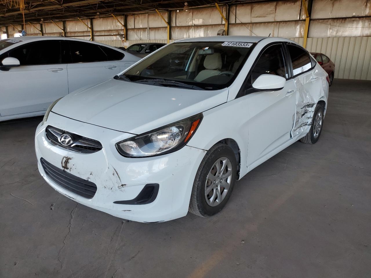 Image 1 of 2013 HYUNDAI ACCENT GLS 2013 with VIN KMHCT4AE6DU479900