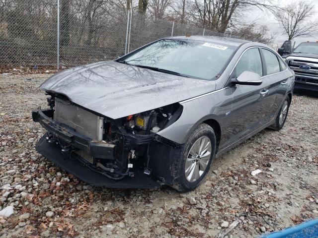 Image 1 of 2019 HYUNDAI SONATA HYBRID 2019 with VIN KMHE24L36KA085108