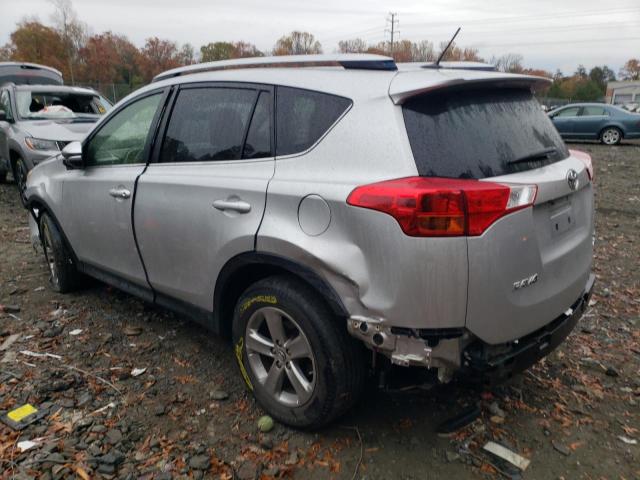 Image 2 of 2015 TOYOTA RAV4 XLE 2015 with VIN JTMRFREV1FD109485