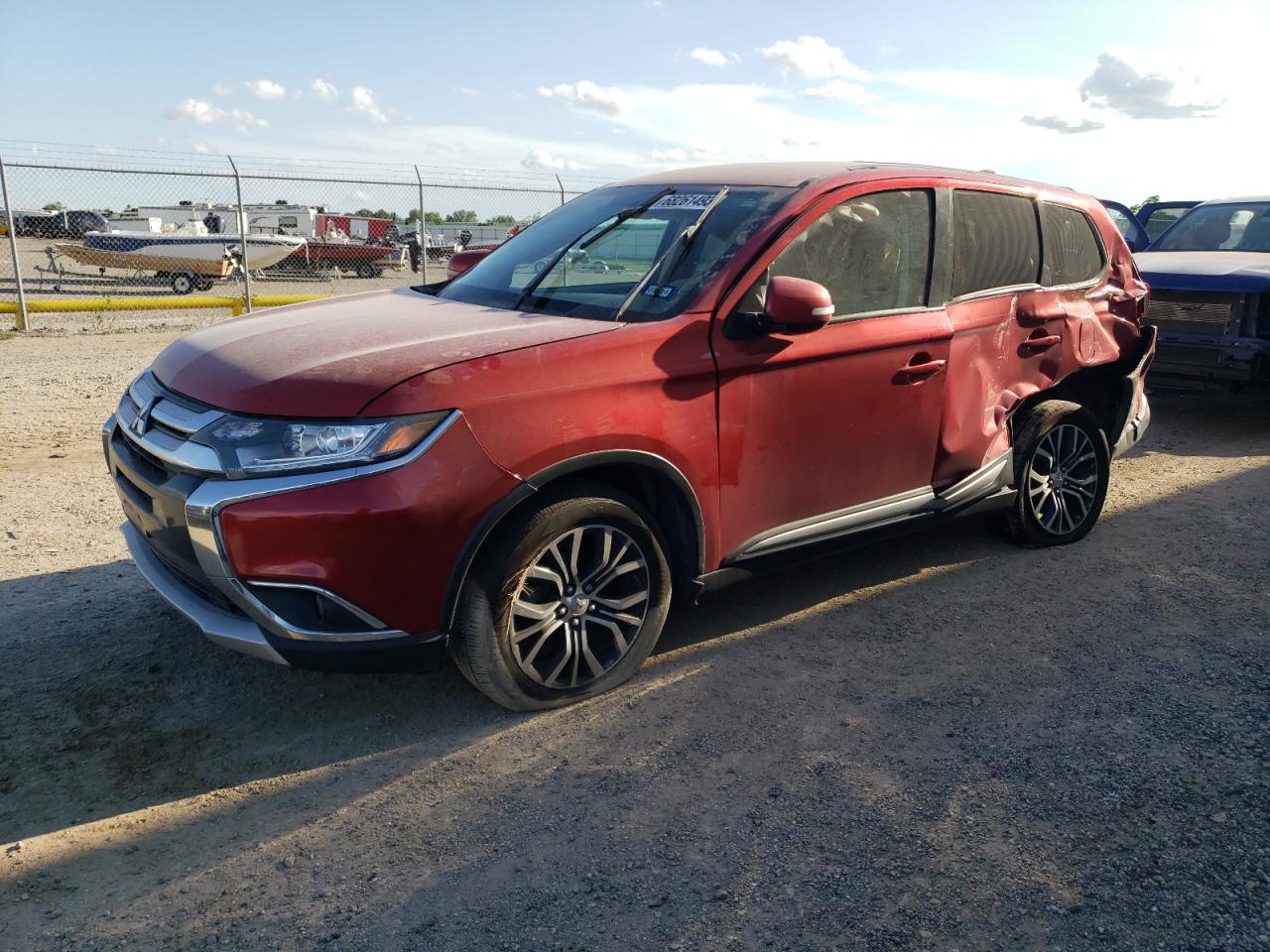 Image 1 of 2018 MITSUBISHI OUTLANDER SE 2018 with VIN JA4AD3A37JZ009966