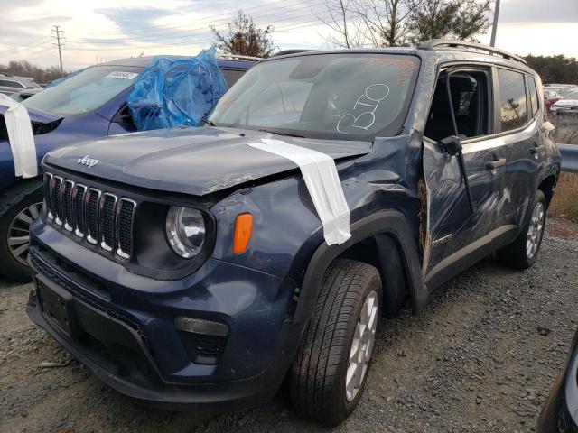 Image 1 of 2021 JEEP RENEGADE SPORT 2021 with VIN ZACNJDAB0MPM75297