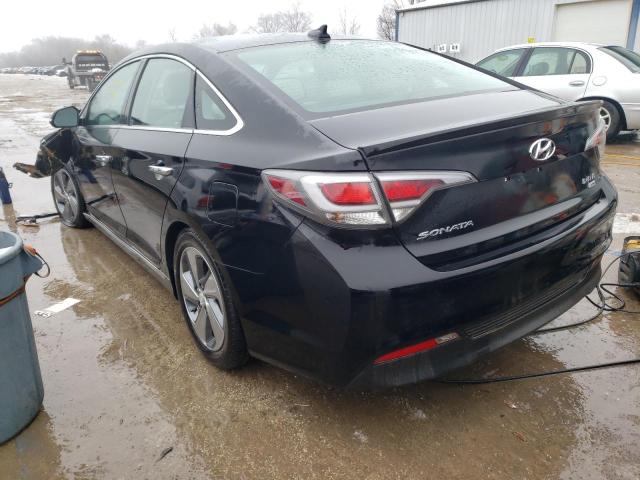 Image 2 of 2017 HYUNDAI SONATA HYBRID 2017 with VIN KMHE34L18HA044628