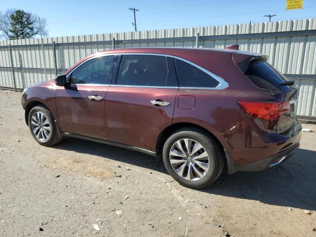 Image 2 of 2015 ACURA MDX TECHNOLOGY 2015 with VIN 5FRYD3H42FB006200