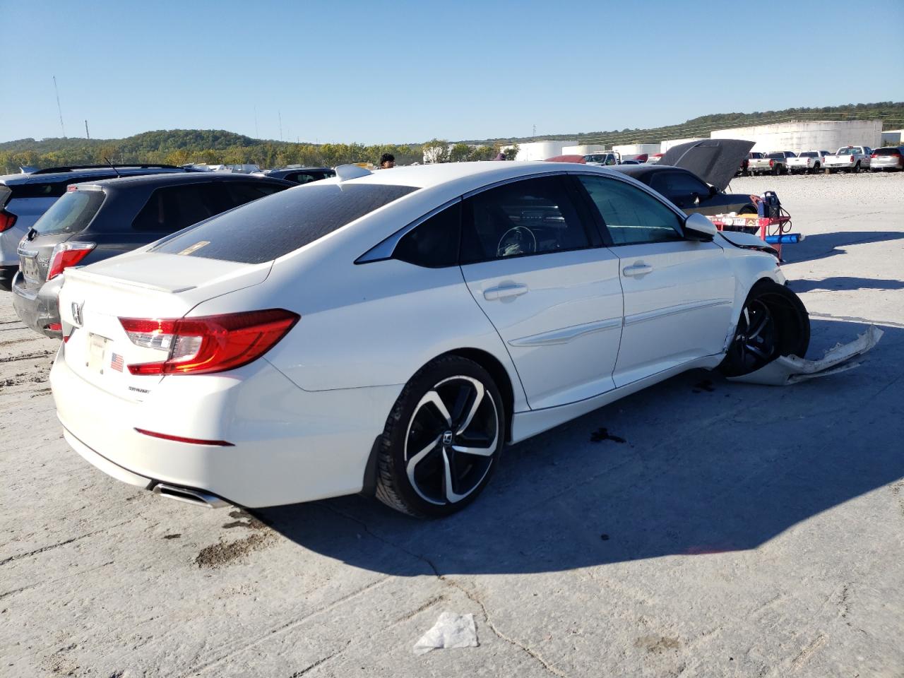 Image 3 of 2018 HONDA ACCORD SPORT 2018 with VIN 1HGCV1F37JA248569