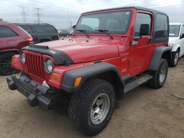 Obraz 1 z 2002 JEEP WRANGLER / TJ SPORT 2002 z VIN 1J4FA49SX2P748049