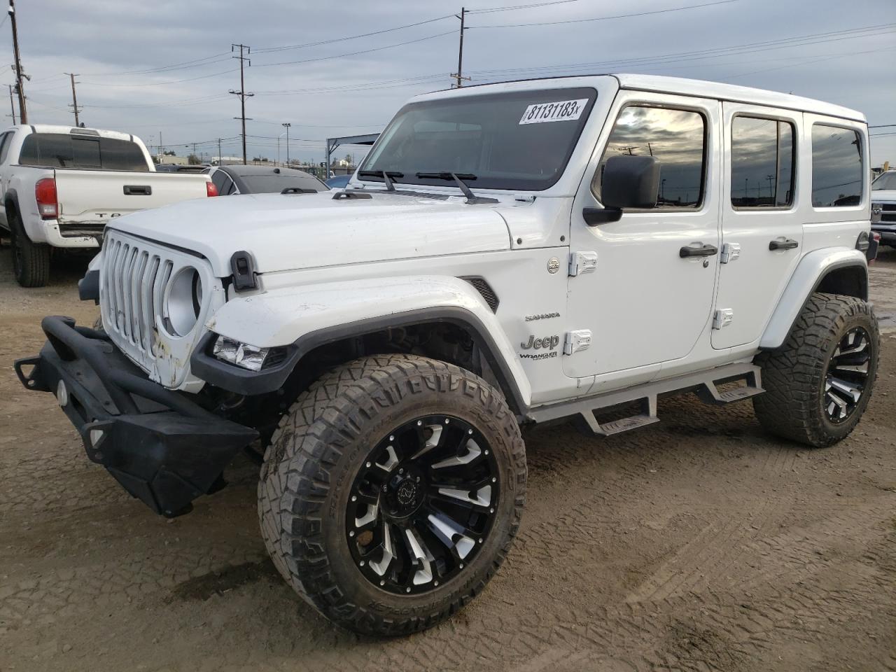 Изображение 1 2019 JEEP WRANGLER UNLIMITED SAHARA 2019 с VIN 1C4HJXEN7KW614637