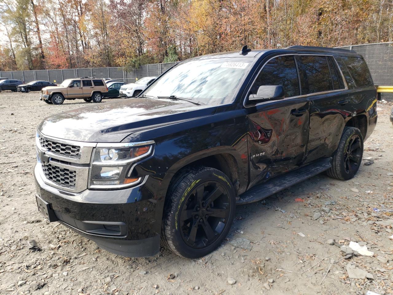 Image 1 of 2018 CHEVROLET TAHOE K1500 LT 2018 with VIN 1GNSKBKC6JR333829