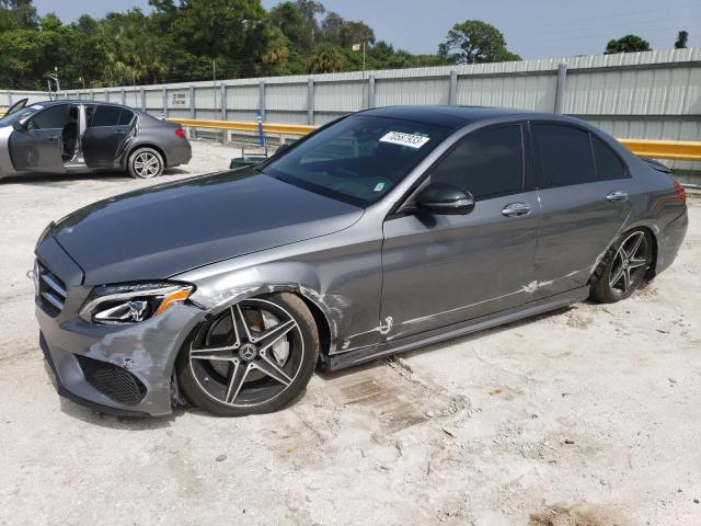 Image 1 of 2018 MERCEDES-BENZ C 300 2018 with VIN WDDWF4JB8JR415005