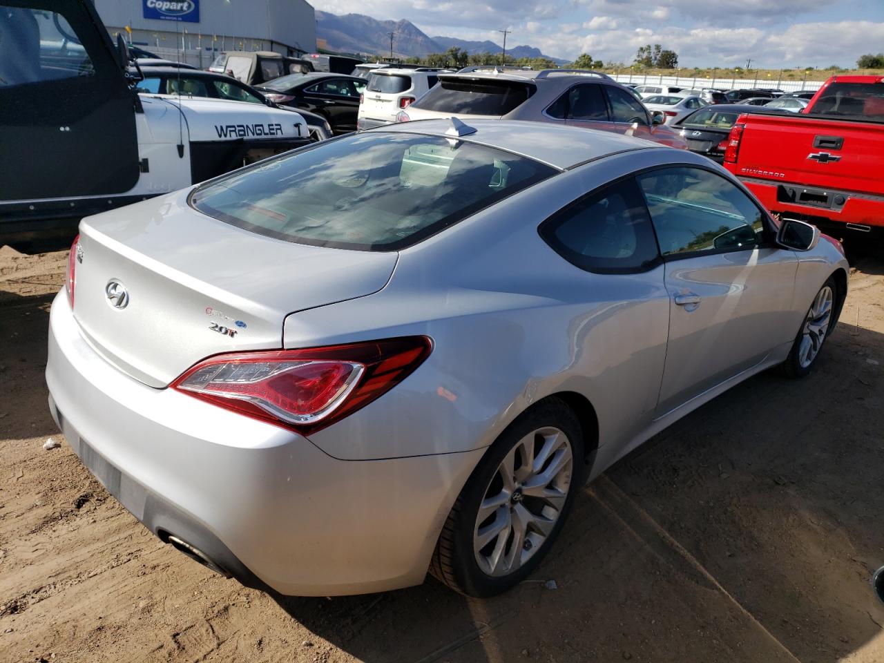 Image 3 of 2013 HYUNDAI GENESIS COUPE 2.0T 2013 with VIN KMHHT6KD1DU110384