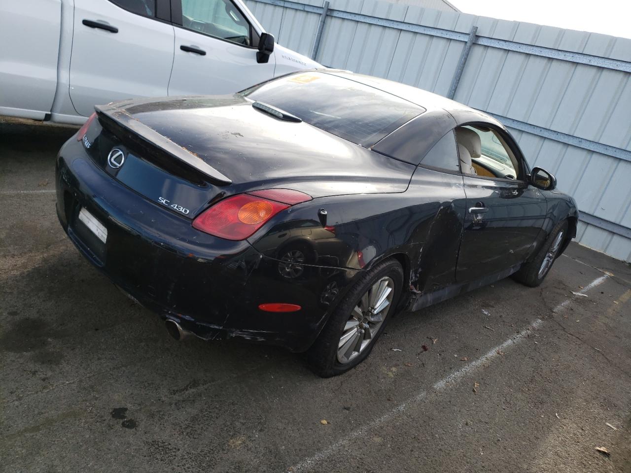 Image 3 of 2005 LEXUS SC 430 2005 with VIN JTHFN48Y350070336