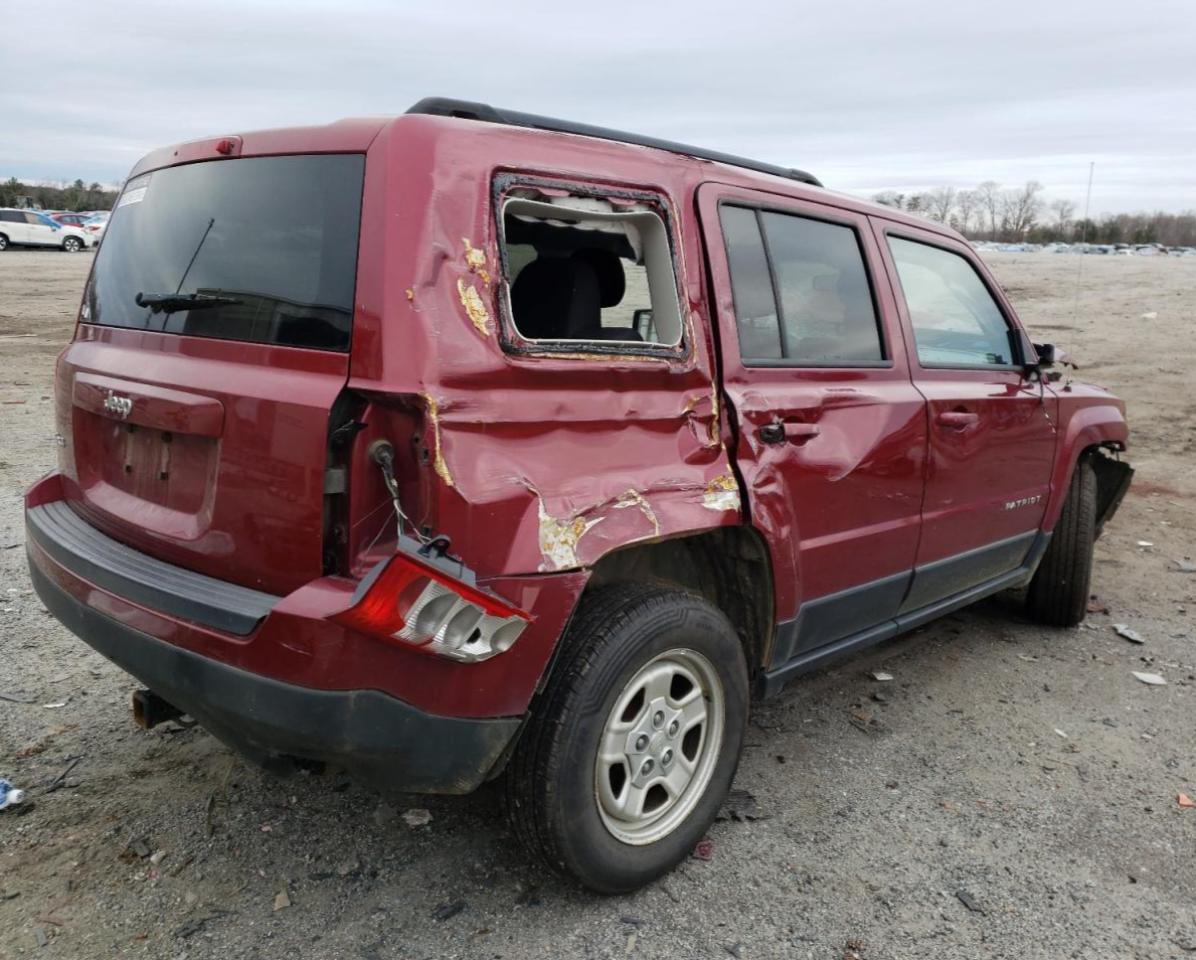 Obraz 3 z 2015 JEEP PATRIOT SPORT 2015 z VIN 1C4NJRBB1FD268790