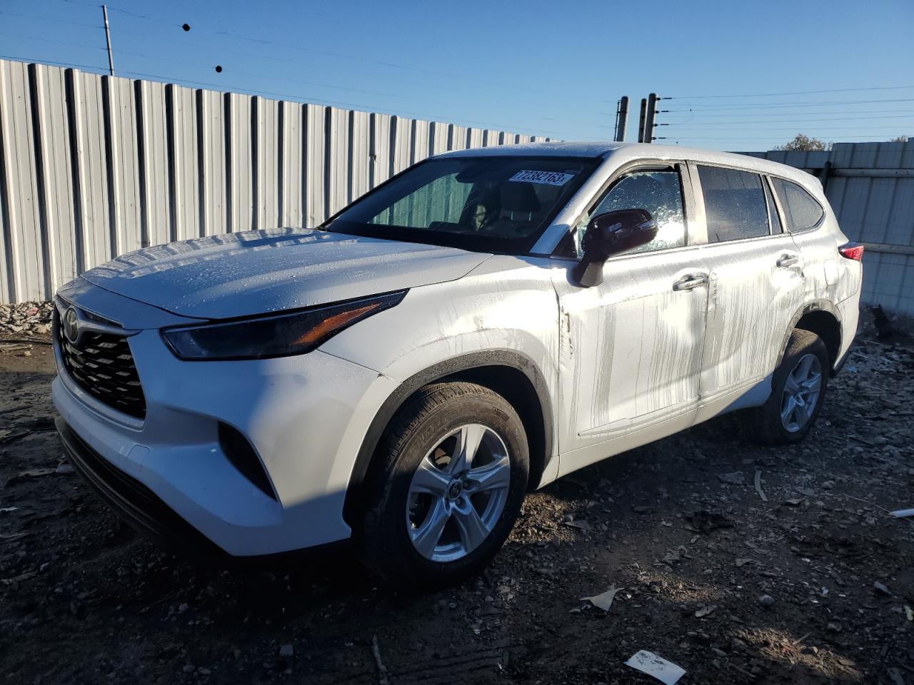 Изображение 1 2023 TOYOTA HIGHLANDER L 2023 с VIN 5TDKDRAH6PS502539