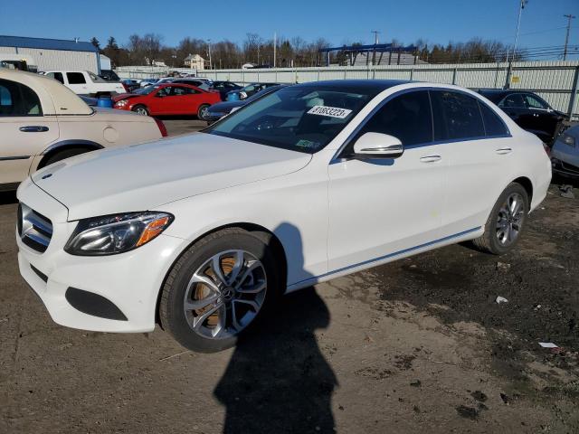 Image 1 of 2017 MERCEDES-BENZ C-CLASS 300 4MATIC 2017 with VIN 55SWF4KBXHU215282
